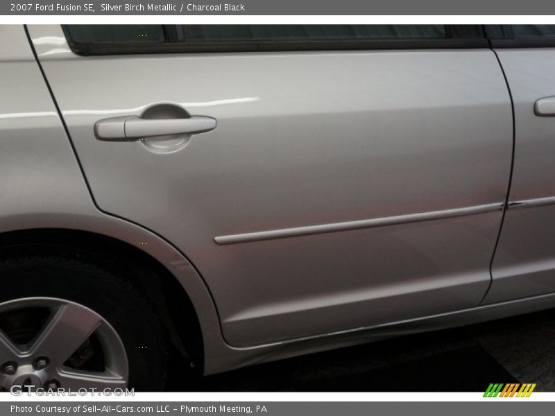 Silver Birch Metallic / Charcoal Black 2007 Ford Fusion SE