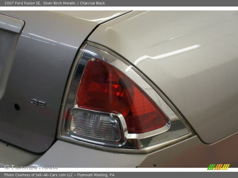 Silver Birch Metallic / Charcoal Black 2007 Ford Fusion SE
