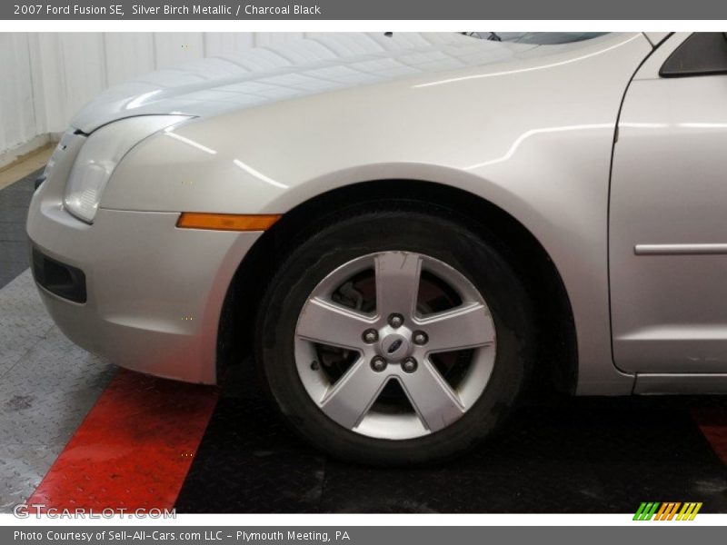 Silver Birch Metallic / Charcoal Black 2007 Ford Fusion SE