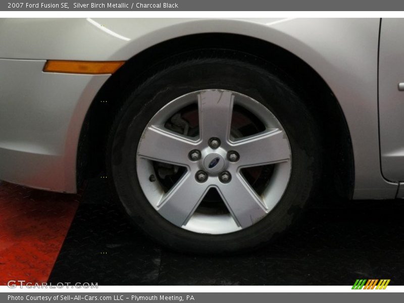 Silver Birch Metallic / Charcoal Black 2007 Ford Fusion SE