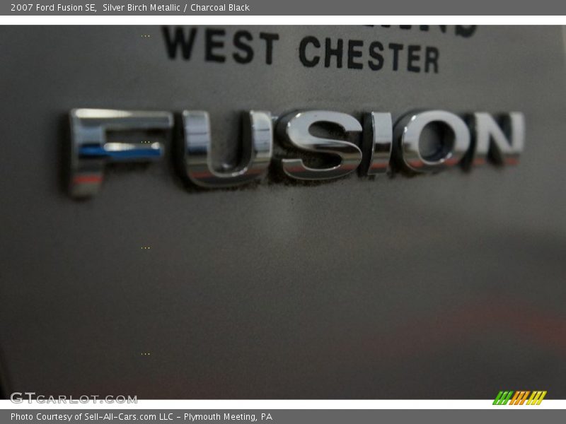 Silver Birch Metallic / Charcoal Black 2007 Ford Fusion SE