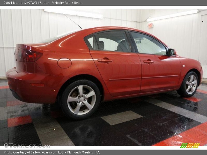 Velocity Red / Beige 2004 Mazda MAZDA3 i Sedan