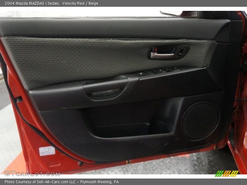 Velocity Red / Beige 2004 Mazda MAZDA3 i Sedan