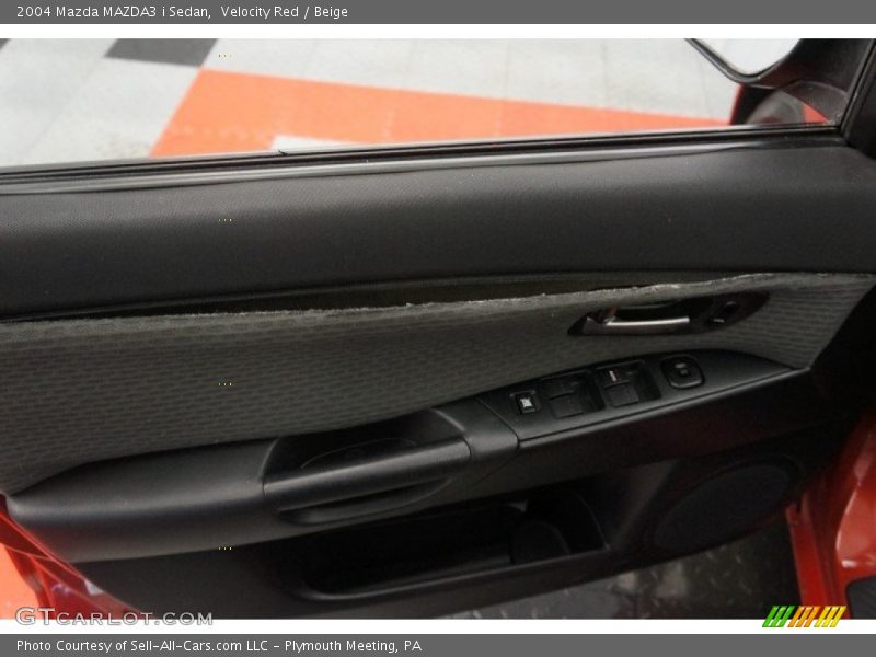Velocity Red / Beige 2004 Mazda MAZDA3 i Sedan