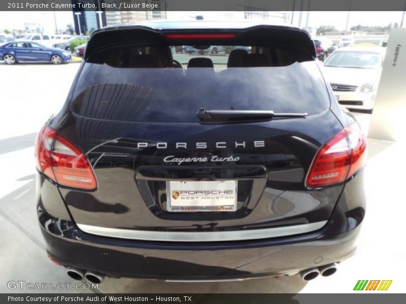 Black / Luxor Beige 2011 Porsche Cayenne Turbo
