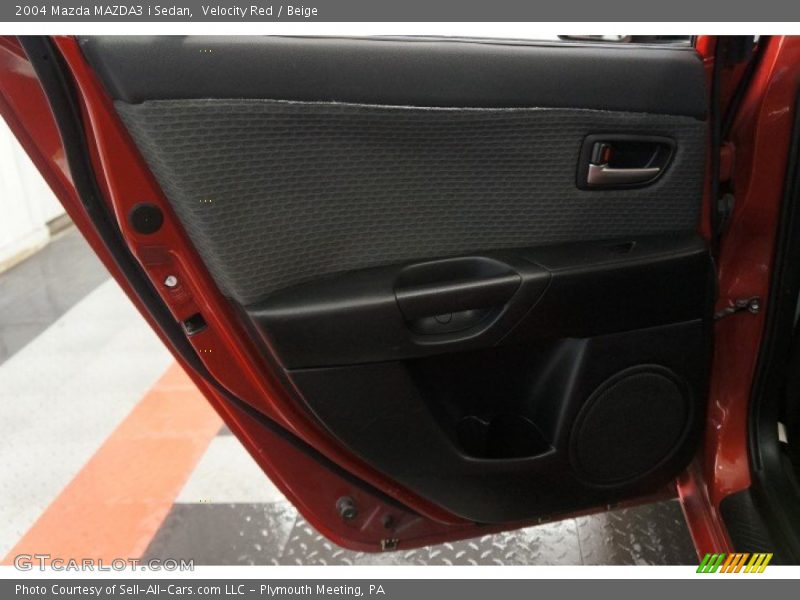 Velocity Red / Beige 2004 Mazda MAZDA3 i Sedan