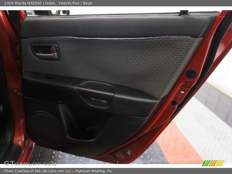Velocity Red / Beige 2004 Mazda MAZDA3 i Sedan