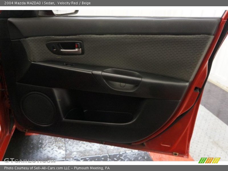 Velocity Red / Beige 2004 Mazda MAZDA3 i Sedan