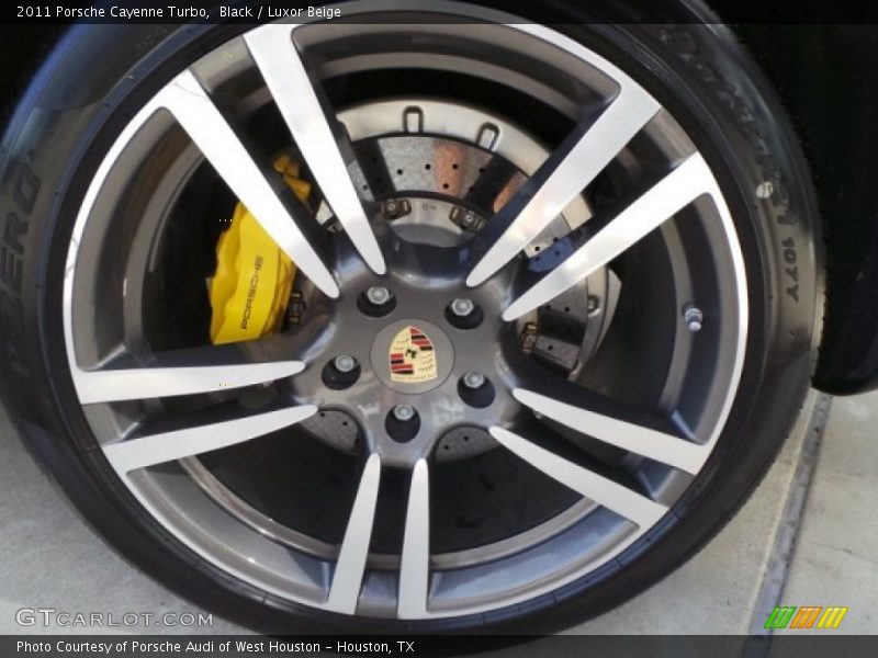 Black / Luxor Beige 2011 Porsche Cayenne Turbo