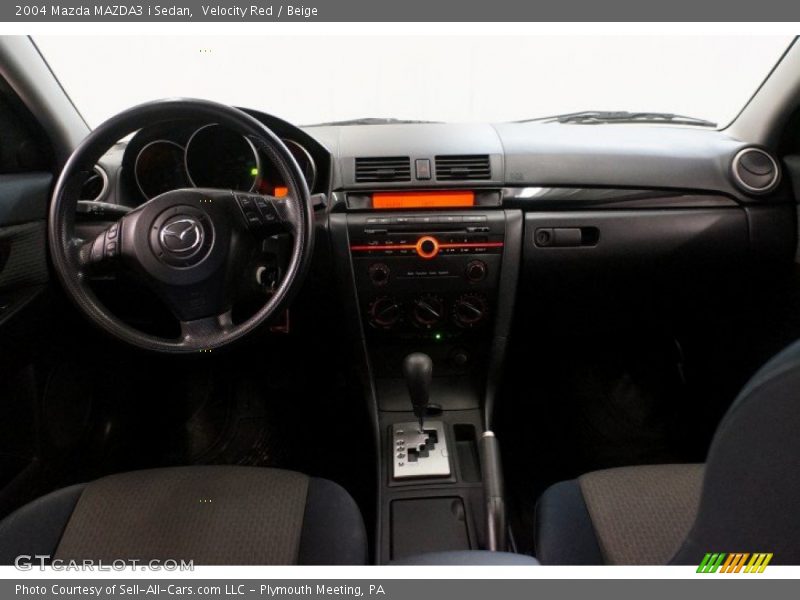 Velocity Red / Beige 2004 Mazda MAZDA3 i Sedan