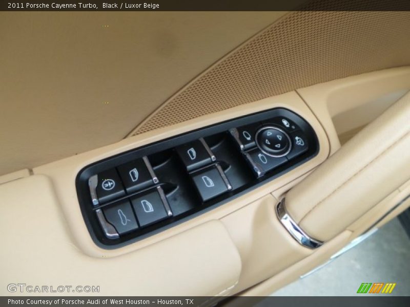 Black / Luxor Beige 2011 Porsche Cayenne Turbo