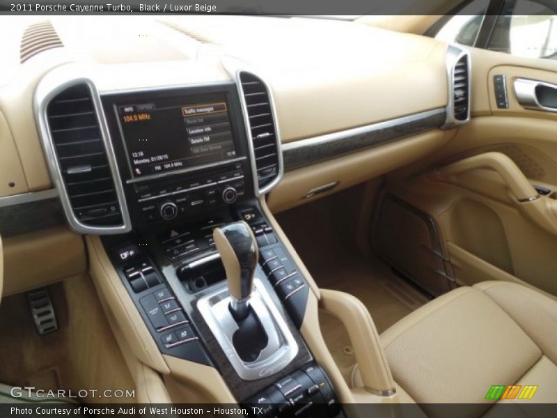 Black / Luxor Beige 2011 Porsche Cayenne Turbo