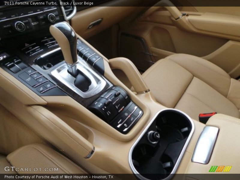 Black / Luxor Beige 2011 Porsche Cayenne Turbo