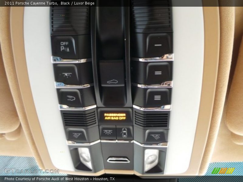 Black / Luxor Beige 2011 Porsche Cayenne Turbo