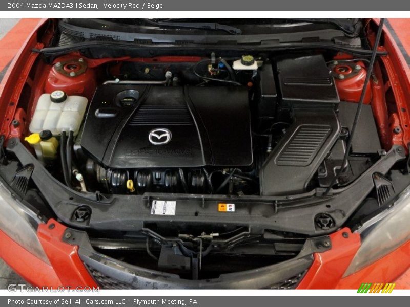 Velocity Red / Beige 2004 Mazda MAZDA3 i Sedan