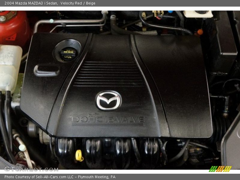 Velocity Red / Beige 2004 Mazda MAZDA3 i Sedan