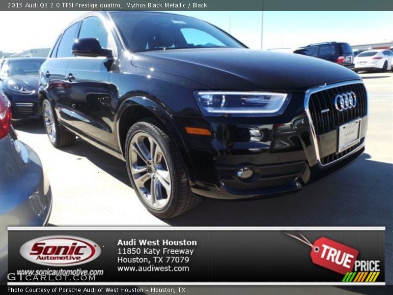 Mythos Black Metallic / Black 2015 Audi Q3 2.0 TFSI Prestige quattro