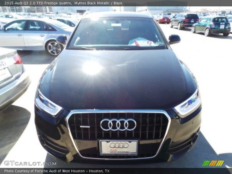 Mythos Black Metallic / Black 2015 Audi Q3 2.0 TFSI Prestige quattro