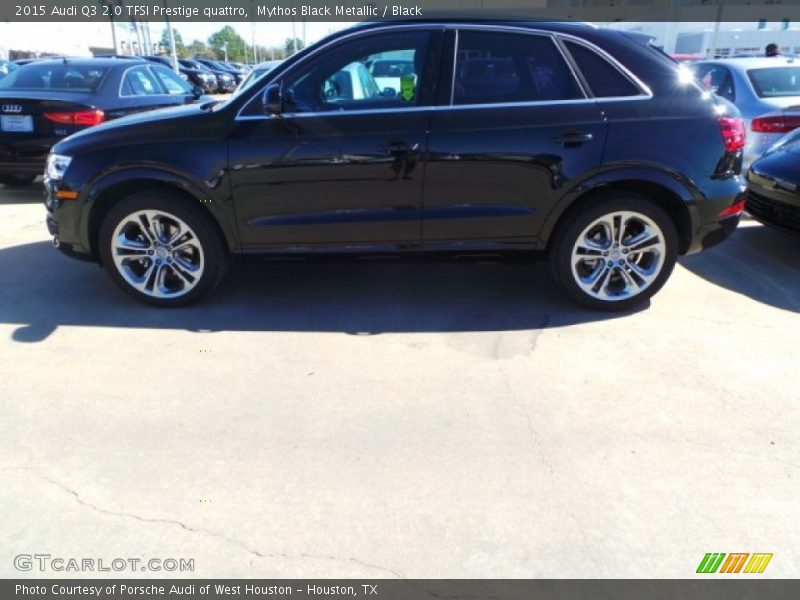 Mythos Black Metallic / Black 2015 Audi Q3 2.0 TFSI Prestige quattro