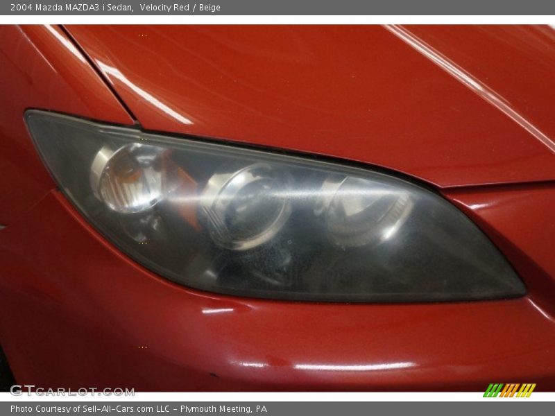 Velocity Red / Beige 2004 Mazda MAZDA3 i Sedan