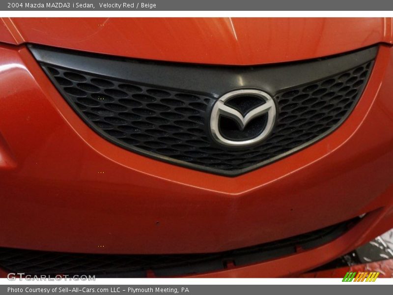 Velocity Red / Beige 2004 Mazda MAZDA3 i Sedan