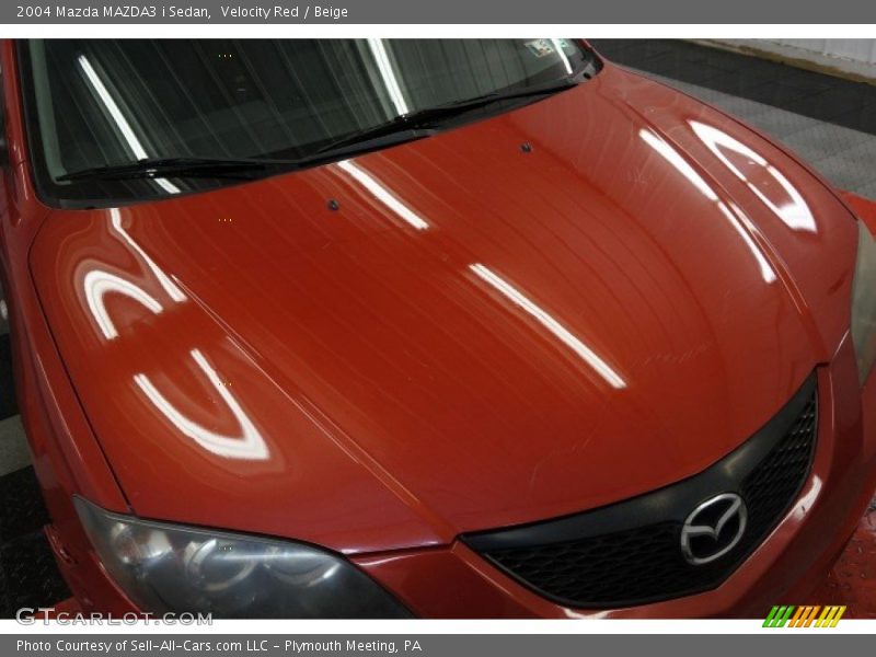 Velocity Red / Beige 2004 Mazda MAZDA3 i Sedan