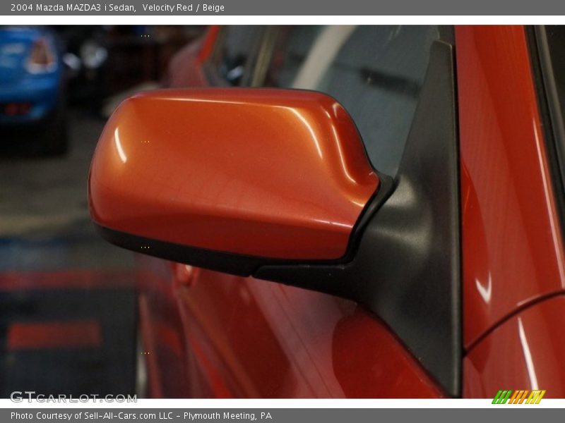 Velocity Red / Beige 2004 Mazda MAZDA3 i Sedan
