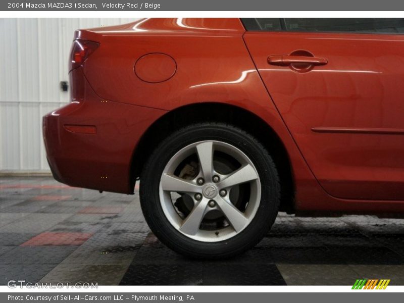 Velocity Red / Beige 2004 Mazda MAZDA3 i Sedan