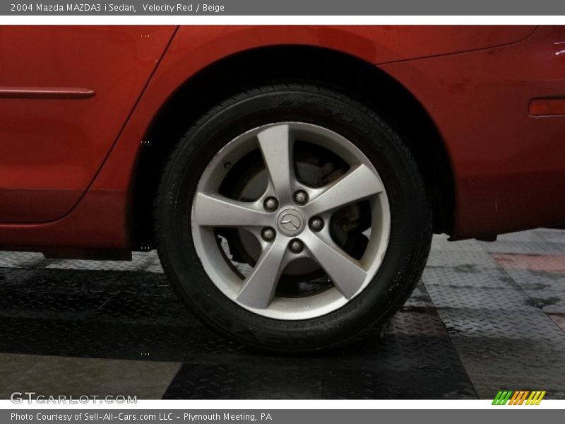 Velocity Red / Beige 2004 Mazda MAZDA3 i Sedan
