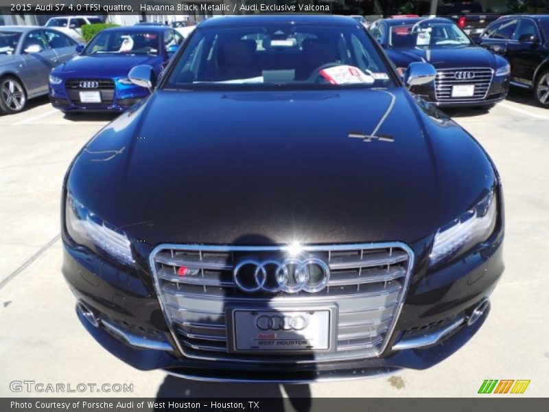 Havanna Black Metallic / Audi Exclusive Valcona 2015 Audi S7 4.0 TFSI quattro