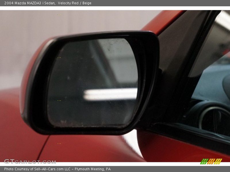 Velocity Red / Beige 2004 Mazda MAZDA3 i Sedan