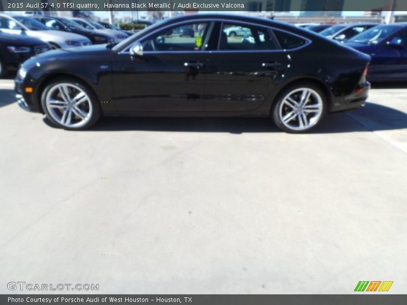 Havanna Black Metallic / Audi Exclusive Valcona 2015 Audi S7 4.0 TFSI quattro