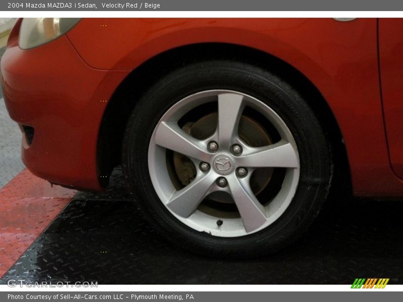 Velocity Red / Beige 2004 Mazda MAZDA3 i Sedan