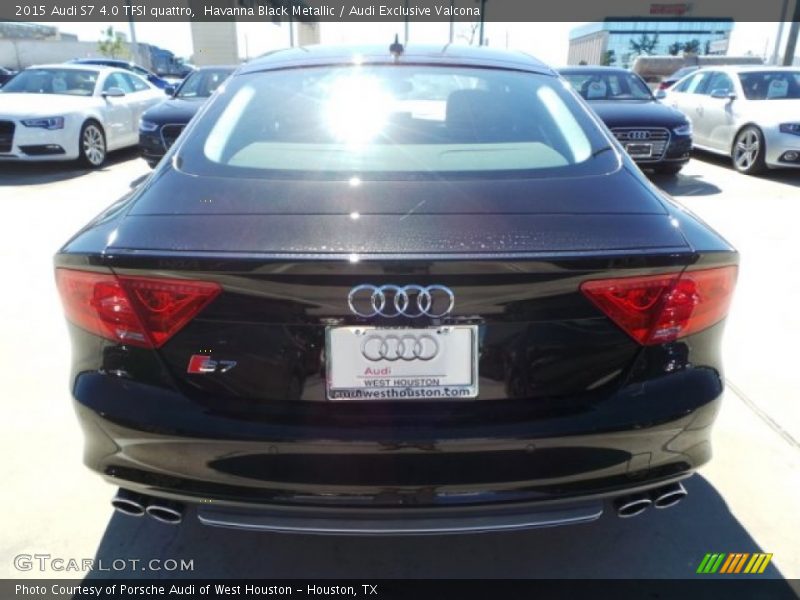 Havanna Black Metallic / Audi Exclusive Valcona 2015 Audi S7 4.0 TFSI quattro
