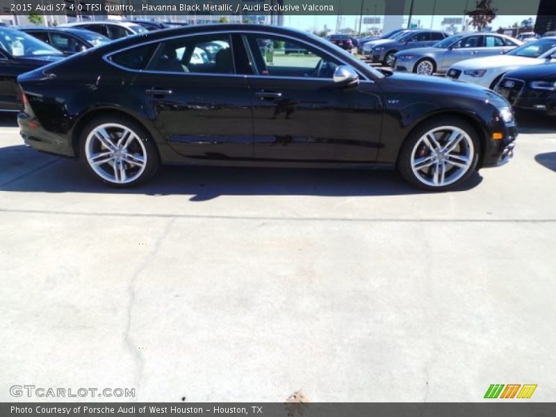 Havanna Black Metallic / Audi Exclusive Valcona 2015 Audi S7 4.0 TFSI quattro