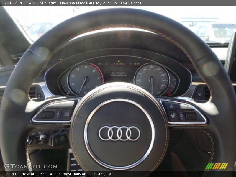 Havanna Black Metallic / Audi Exclusive Valcona 2015 Audi S7 4.0 TFSI quattro