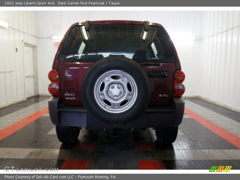 Dark Garnet Red Pearlcoat / Taupe 2002 Jeep Liberty Sport 4x4