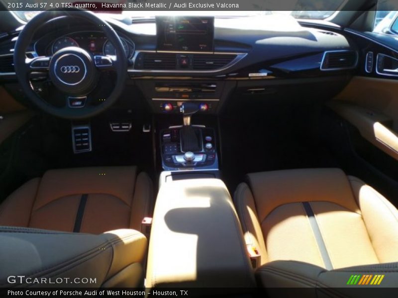 Havanna Black Metallic / Audi Exclusive Valcona 2015 Audi S7 4.0 TFSI quattro