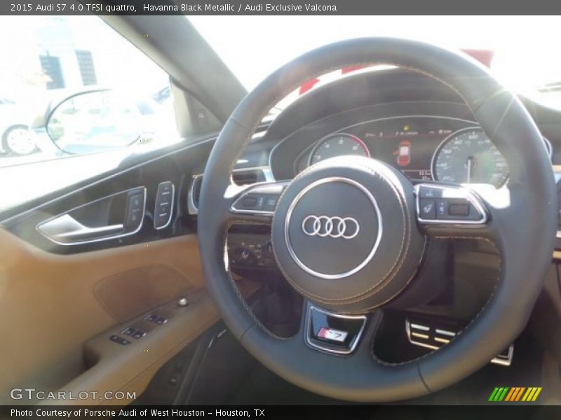 Havanna Black Metallic / Audi Exclusive Valcona 2015 Audi S7 4.0 TFSI quattro