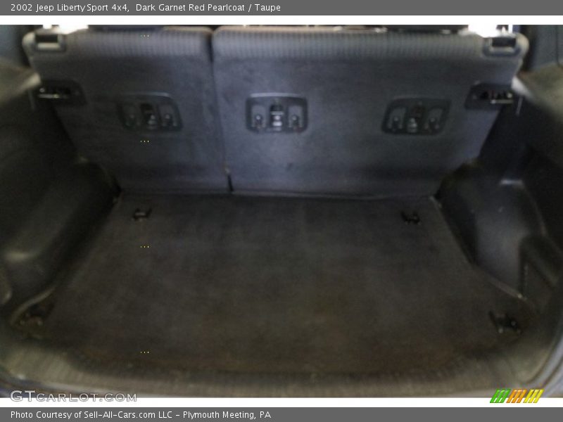 Dark Garnet Red Pearlcoat / Taupe 2002 Jeep Liberty Sport 4x4