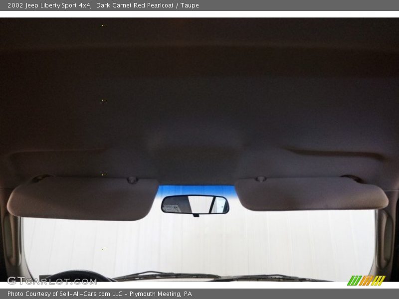 Dark Garnet Red Pearlcoat / Taupe 2002 Jeep Liberty Sport 4x4