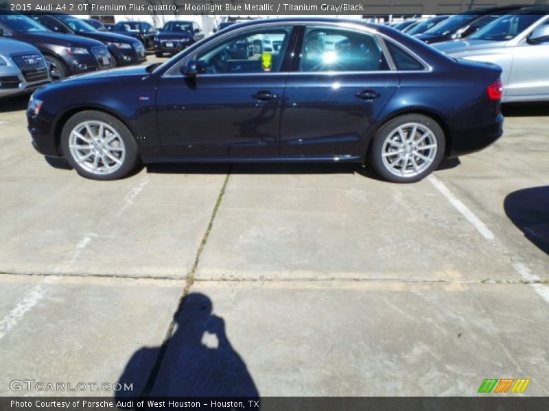 Moonlight Blue Metallic / Titanium Gray/Black 2015 Audi A4 2.0T Premium Plus quattro