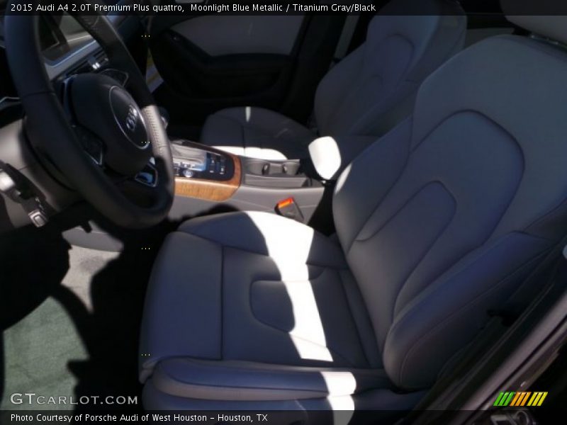 Moonlight Blue Metallic / Titanium Gray/Black 2015 Audi A4 2.0T Premium Plus quattro