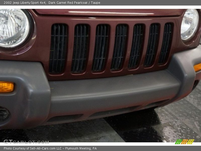 Dark Garnet Red Pearlcoat / Taupe 2002 Jeep Liberty Sport 4x4
