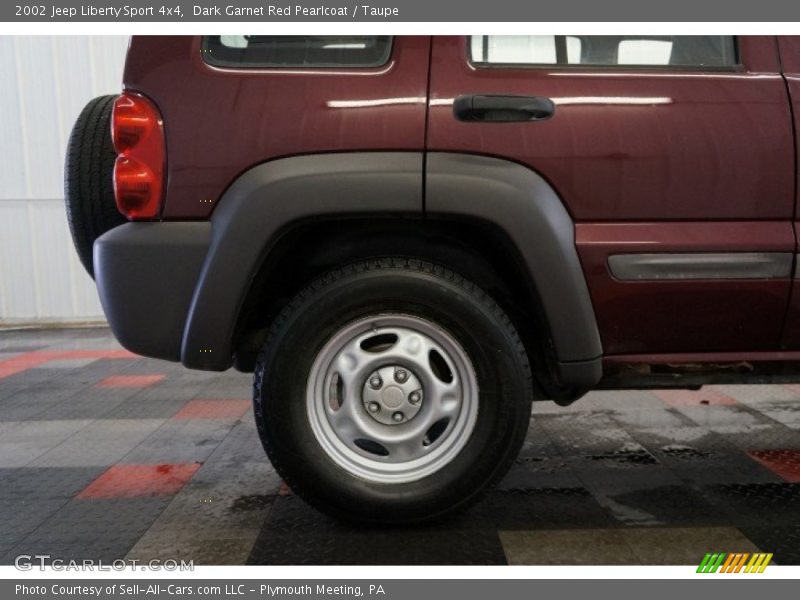 Dark Garnet Red Pearlcoat / Taupe 2002 Jeep Liberty Sport 4x4