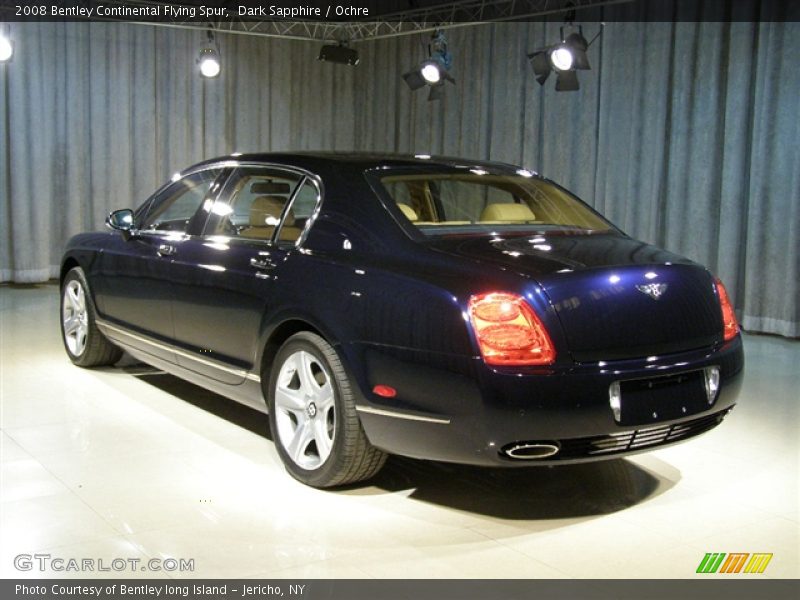Dark Sapphire / Ochre 2008 Bentley Continental Flying Spur