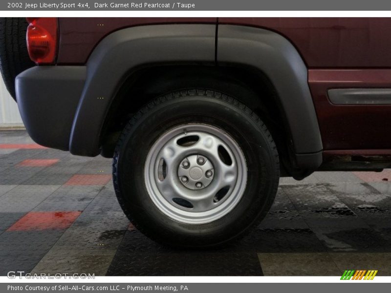Dark Garnet Red Pearlcoat / Taupe 2002 Jeep Liberty Sport 4x4