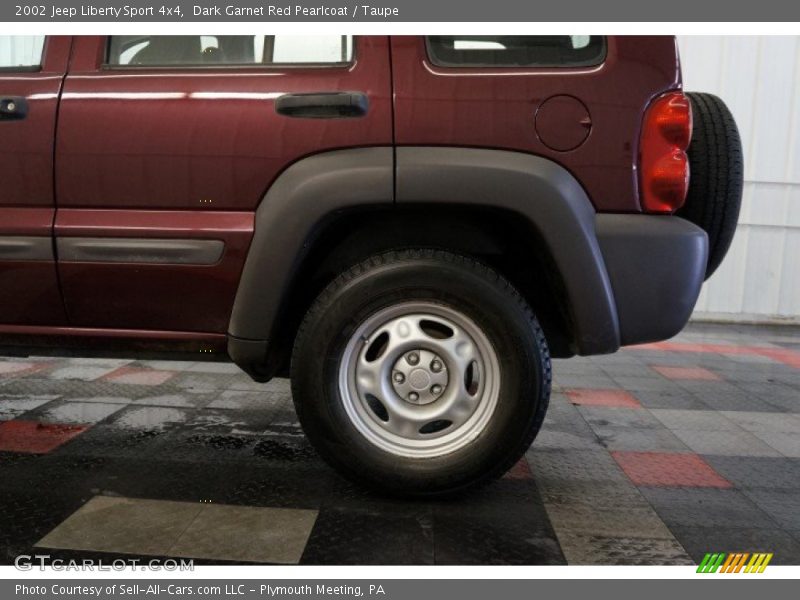 Dark Garnet Red Pearlcoat / Taupe 2002 Jeep Liberty Sport 4x4