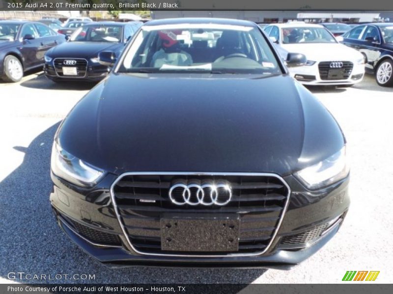 Brilliant Black / Black 2015 Audi A4 2.0T Premium quattro