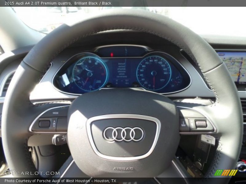 Brilliant Black / Black 2015 Audi A4 2.0T Premium quattro